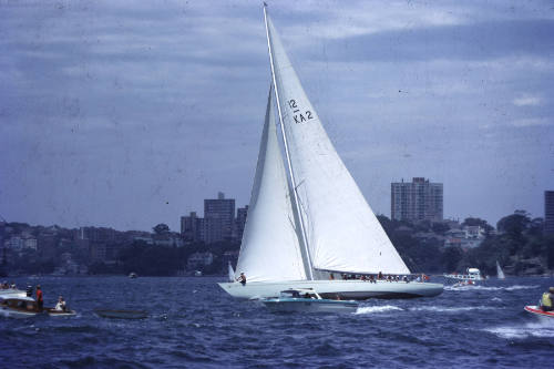 Dame Pattie, Sir Francis Chichester, Sydney Harbour Jan '67