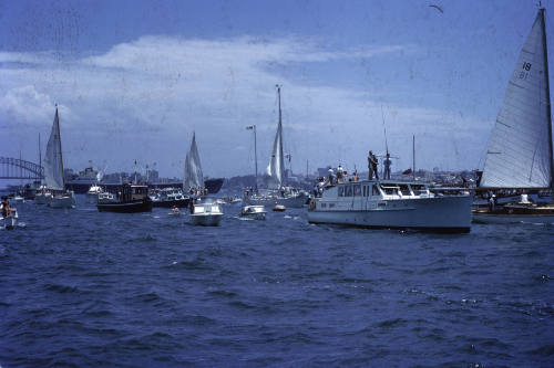 Gypsy Moth 4, Sir Francis Chichester, Sydney Harbour Jan '67