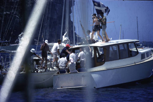 Lady Chichester, Sir Francis Chichester, Sydney Harbour Jan '67