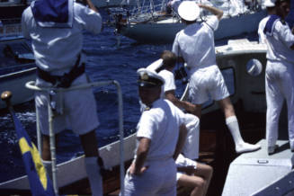 Swedish Prince, Sir Francis Chichester, Sydney Harbour Jan '67