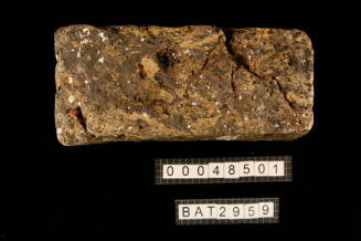 Ballast brick from the wreck site of the BATAVIA