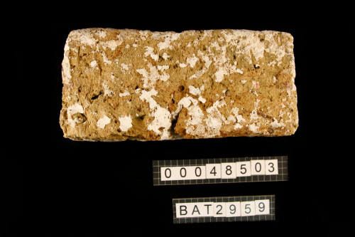 Ballast brick from the wreck site of the BATAVIA