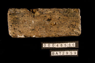 Ballast brick from the wreck site of the BATAVIA