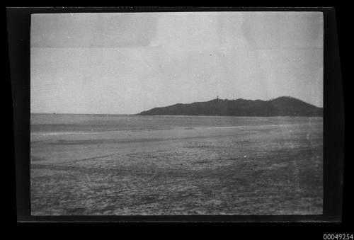 Negative of  sea landscape