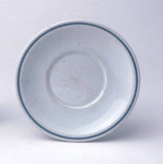 Saucer used by Lithuanian migrants