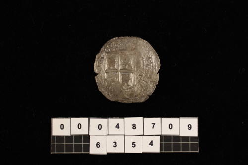 Eight real coin from the wreck site of the VERGULDE DRAECK