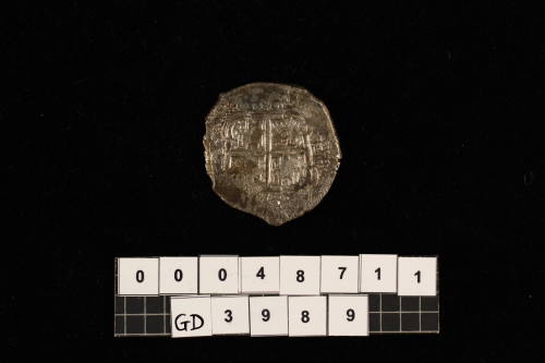 Eight real coin from the wreck site of the VERGULDE DRAECK