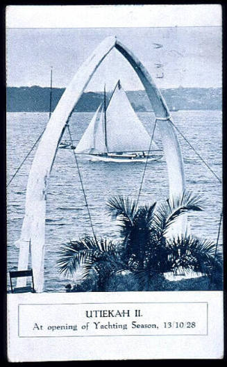 UTIEKAH II at opening of yachting season, 13/10/28