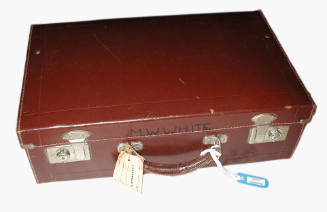 Royal Australian Navy suit case used by servicewoman Margaret White