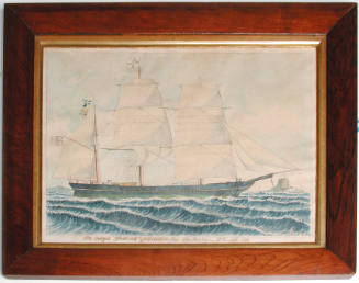 The Barque FREDERICK of Melbourne, Captain John Muir Velzian, off Newcastle