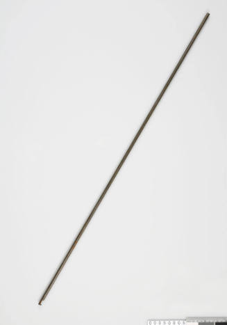 Cylindrical metal rod - possibly a fitting from a hand spear