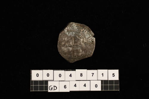 Eight real coin from the wreck site of the VERGULDE DRAECK