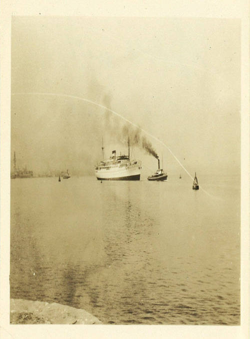 SS MANGOLA at sea