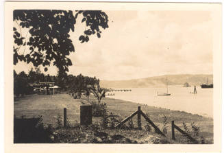 Photograph depicting Rabaul Harbour in 1940