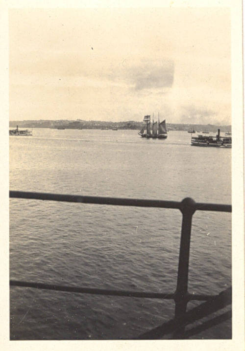 Photograph of the Auckland coast