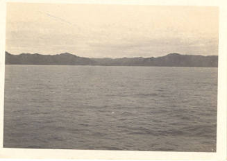 Photograph depicting a sea landscape