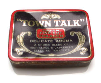Town Talk tobacco box
