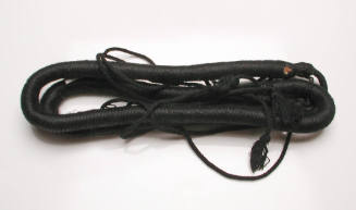 Black braided uniform cord