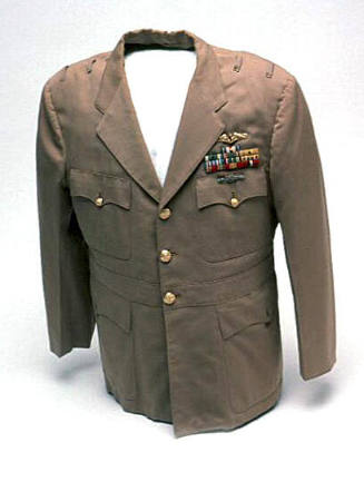 United States Navy submariner's jacket belonging to Captain Robert Gillette