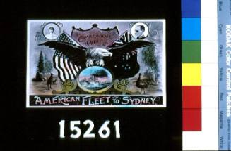 To commemorate the visit of the American Fleet to Sydney