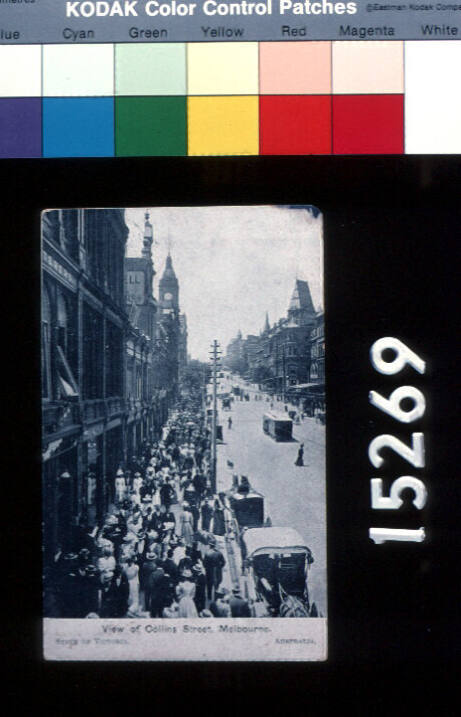 View of Collins Street, Melbourne