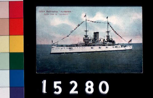 UNITED STATES OF AMERICA BATTLESHIP "ALABAMA"