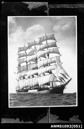 Four-masted barque PAMIR at sea