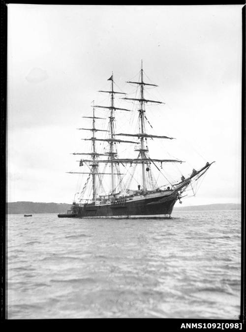 Three-masted ship JOSEPH CONRAD in Sydney Harbour