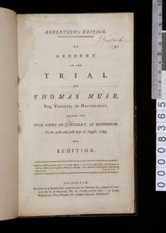 An account of the trial of Thomas Muir, Esq