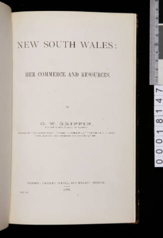 New South Wales: Her Commerce and Resources