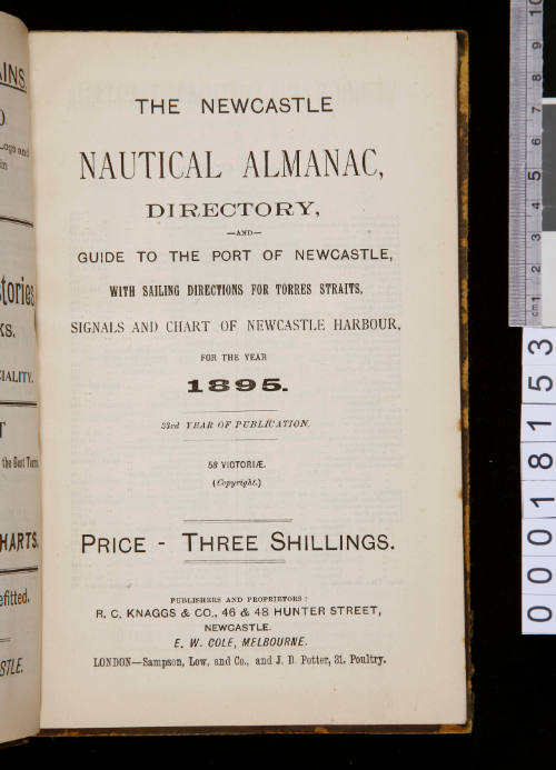 Knaggs' Nautical Almanac 1895