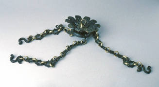 Corona and chains from Argand hanging lamp