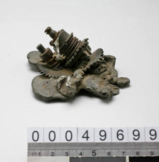 Twisted metal : Souvenir of a Japanese attack on Captain Basil Helm's ship during WWII