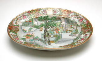 Oval serving dish from a dinner service made for George Francis Train