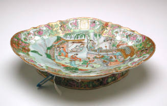 Serving bowl from a dinner service made for George Francis Train