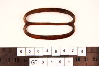 Buckle from the VERGULDE DRAECK wreck site
