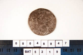 Coin excavated from the wreck site of the BATAVIA