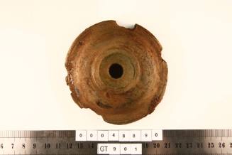 Candlestick part from the wreck of the VERGULDE DRAECK
