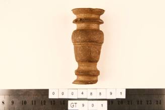 Candlestick part from the wreck of the VERGULDE DRAECK