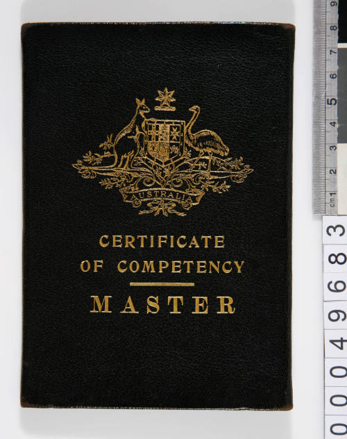 Certificate of Competency issued to Basil Helm