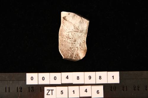 Eight real coin of Mexico, excavated from the wreck site of the ZUYTDORP