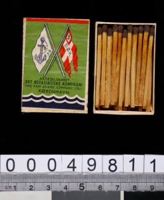 The East Asiatic Company match box