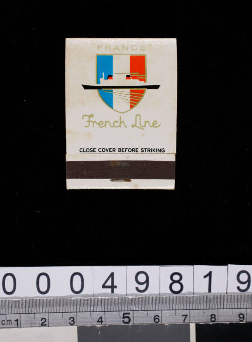 French Line match box