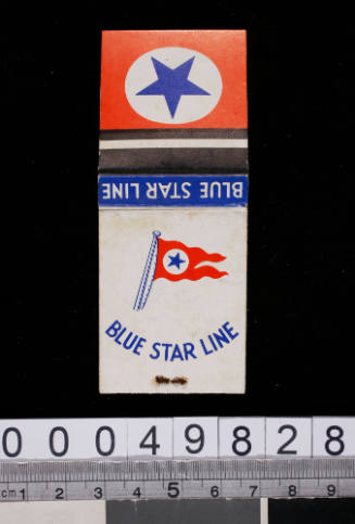 Blue Star Lines match box