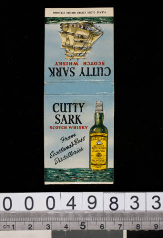 Cutty Sark Scotch Whisky match box