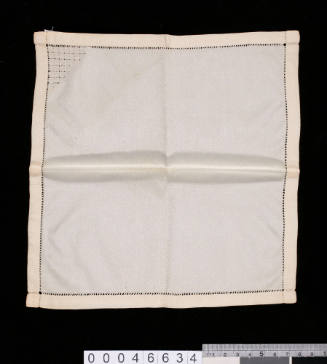Handkerchief with lace border