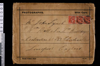 Envelope addressed to John Lynch of Liverpool, England, 1915