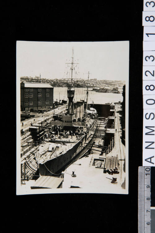 HMAS SYDNEY I in Sutherland Dock