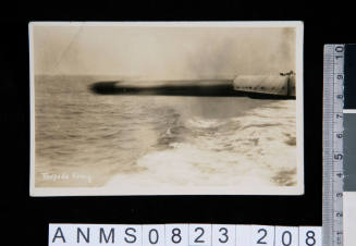 HMAS AUSTRALIA II firing a torpedo