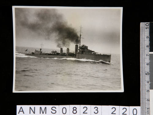 Chasing torpedos in Engllish Channel - HMAS SYDNEY at sea